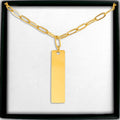 Le collier barre verticale, chaîne trombone