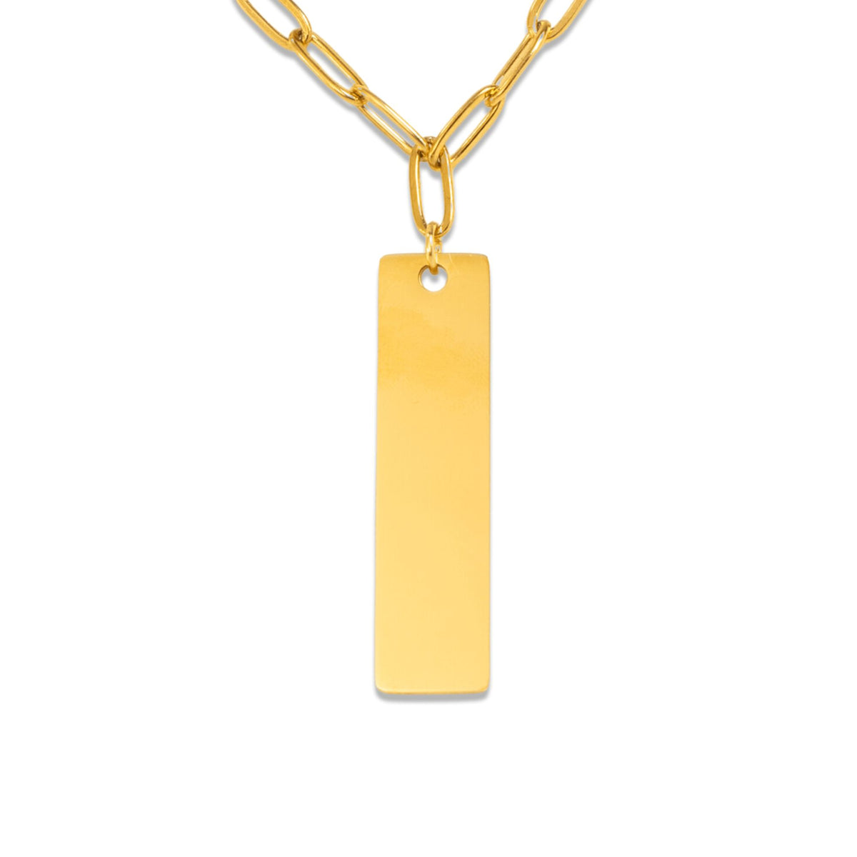 Le collier barre verticale, chaîne trombone