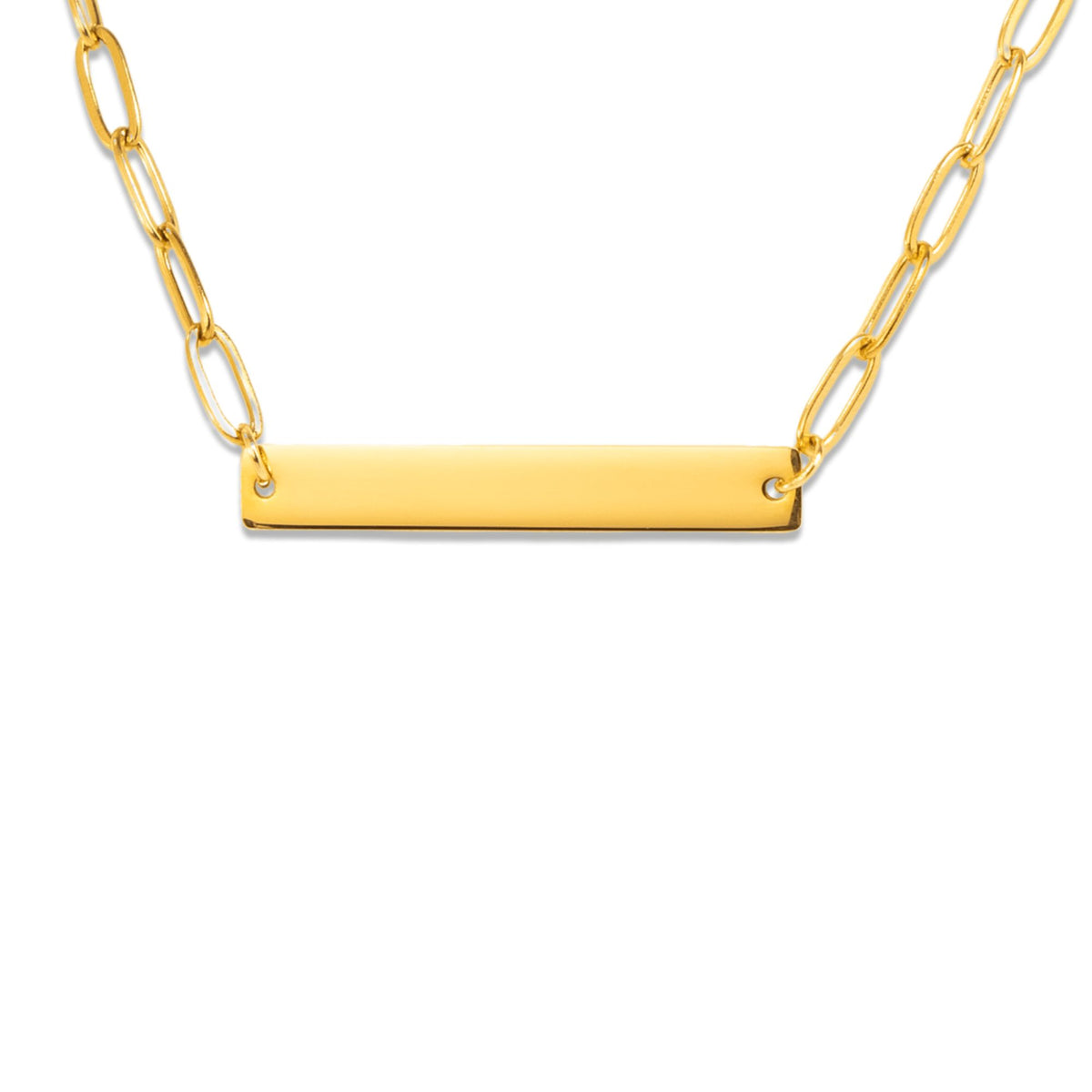 Le collier barre, chaîne trombone