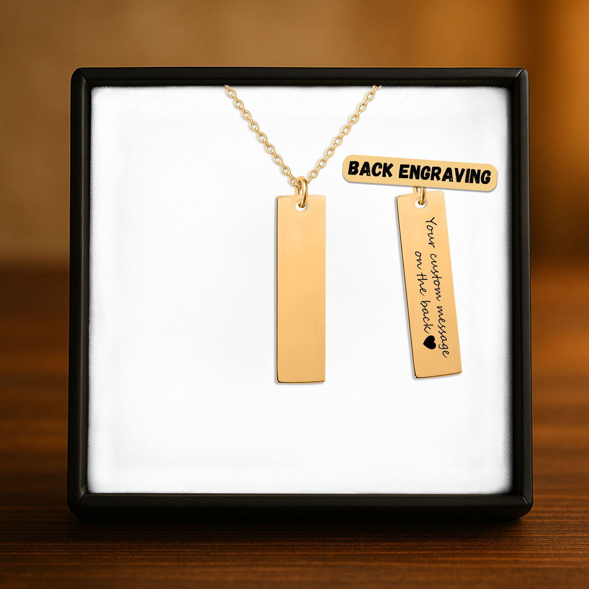 Le collier barre verticale