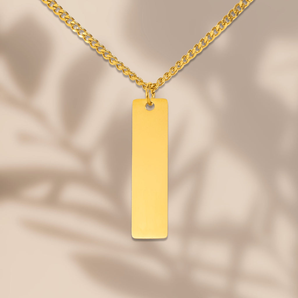 Le collier barre verticale, maille cubaine