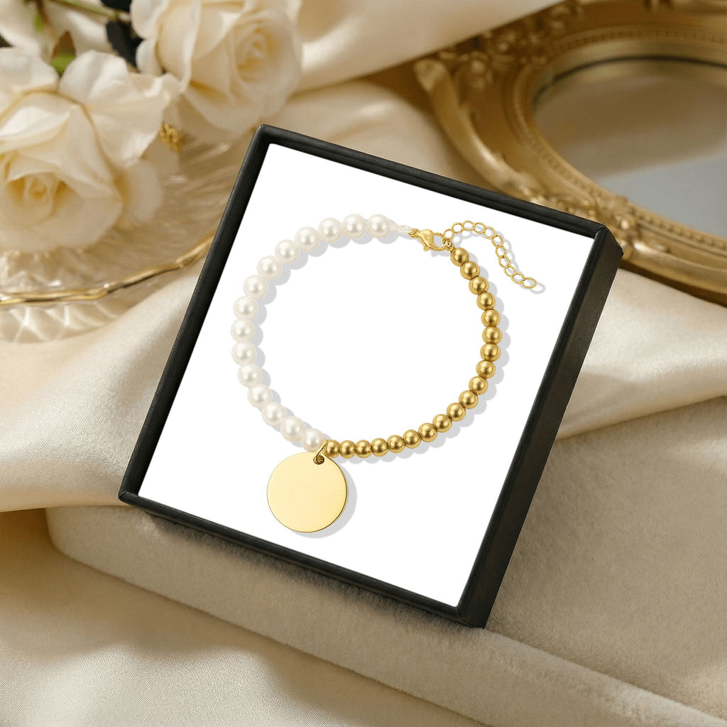 Le bracelet nacre et médaille