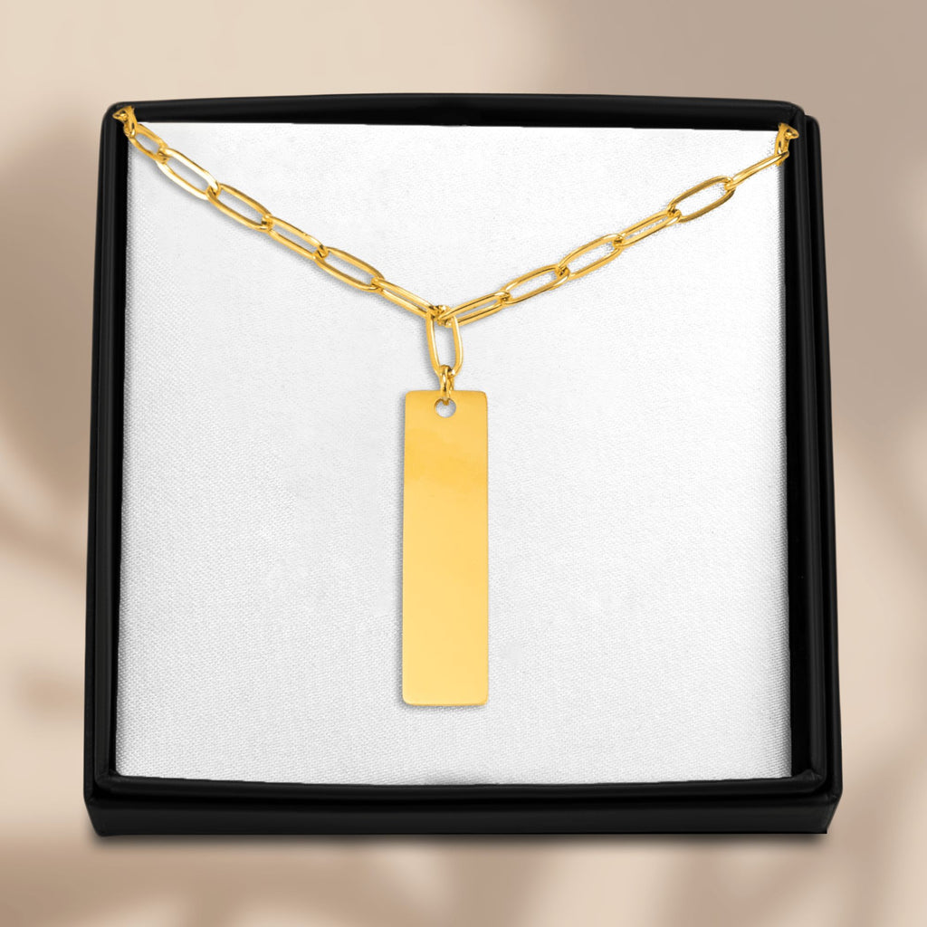 Le collier barre verticale, chaîne trombone
