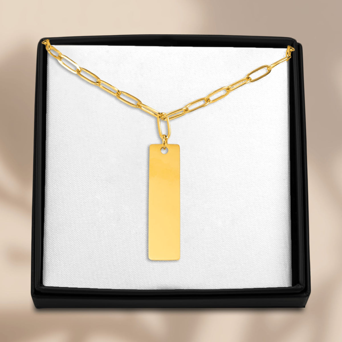 Le collier barre verticale, chaîne trombone