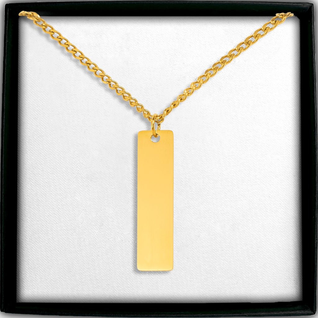 Le collier barre verticale, maille cubaine