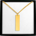 Le collier barre verticale, maille cubaine