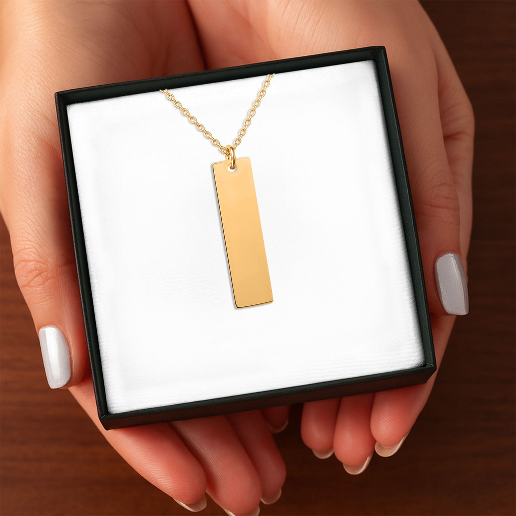 Le collier barre verticale