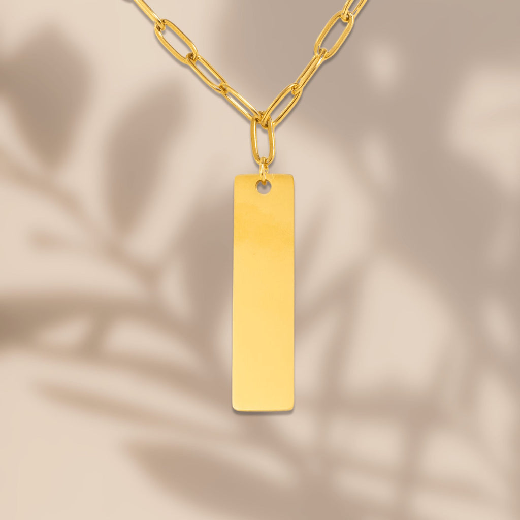 Le collier barre verticale, chaîne trombone