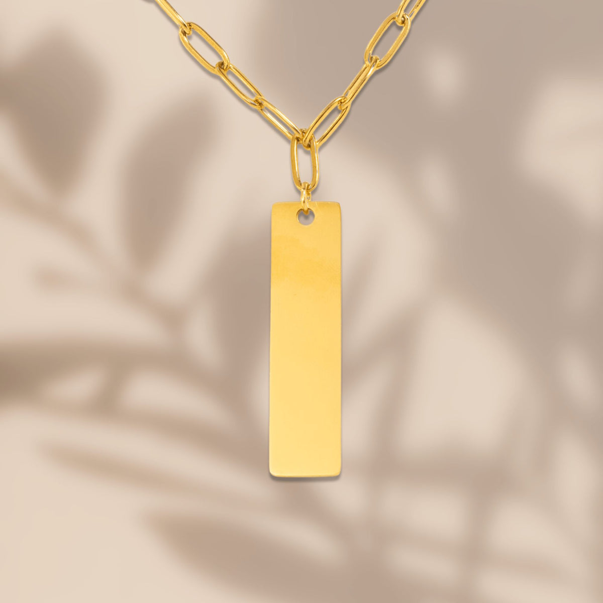 Le collier barre verticale, chaîne trombone
