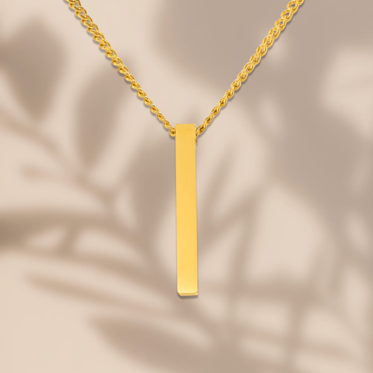 Le collier barre 3D, maille cubaine