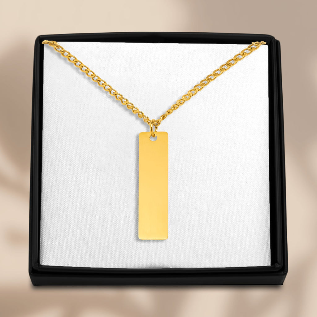 Le collier barre verticale, maille cubaine