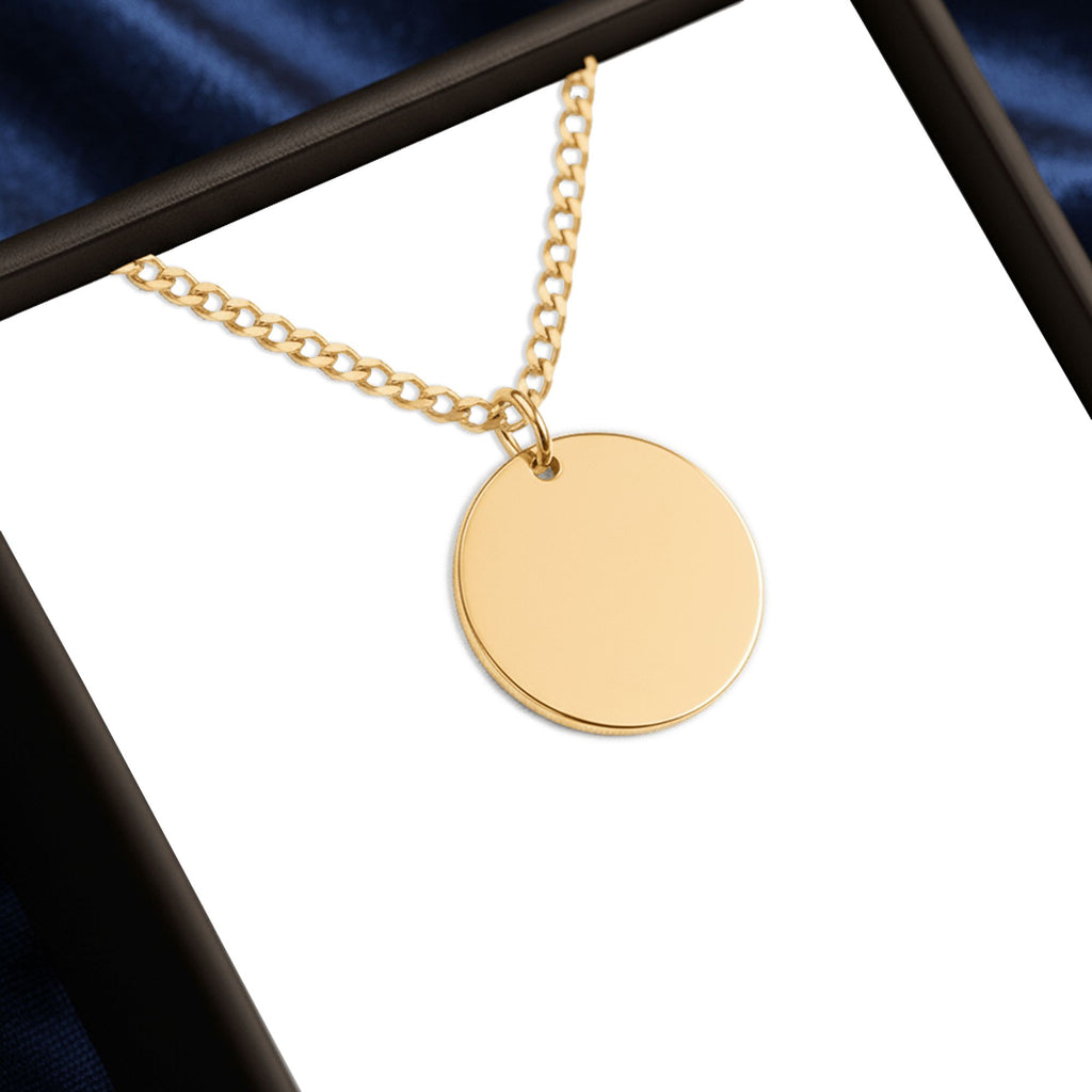 Le collier médaillon, maille cubaine