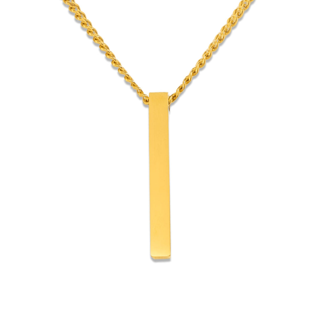Le collier barre 3D, maille cubaine