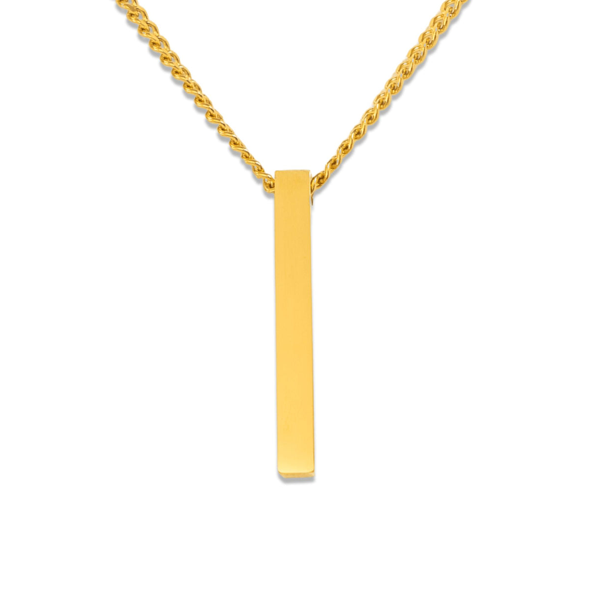 Le collier barre 3D, maille cubaine