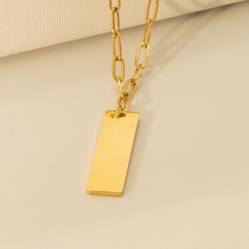 Le collier barre verticale, chaîne trombone